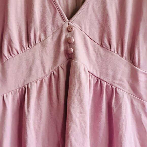 J. Jill Pink Short Sleeve Tunic Top - Picture 3 of 5